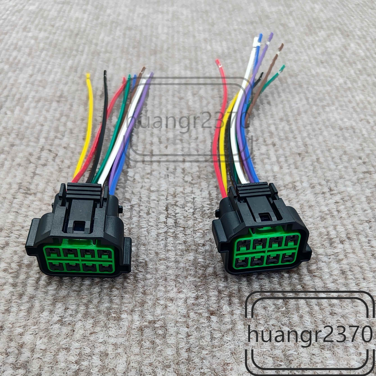 2 x Headlight Connector For 2019-2020 Hyundai Santa Fe 92101-S2000