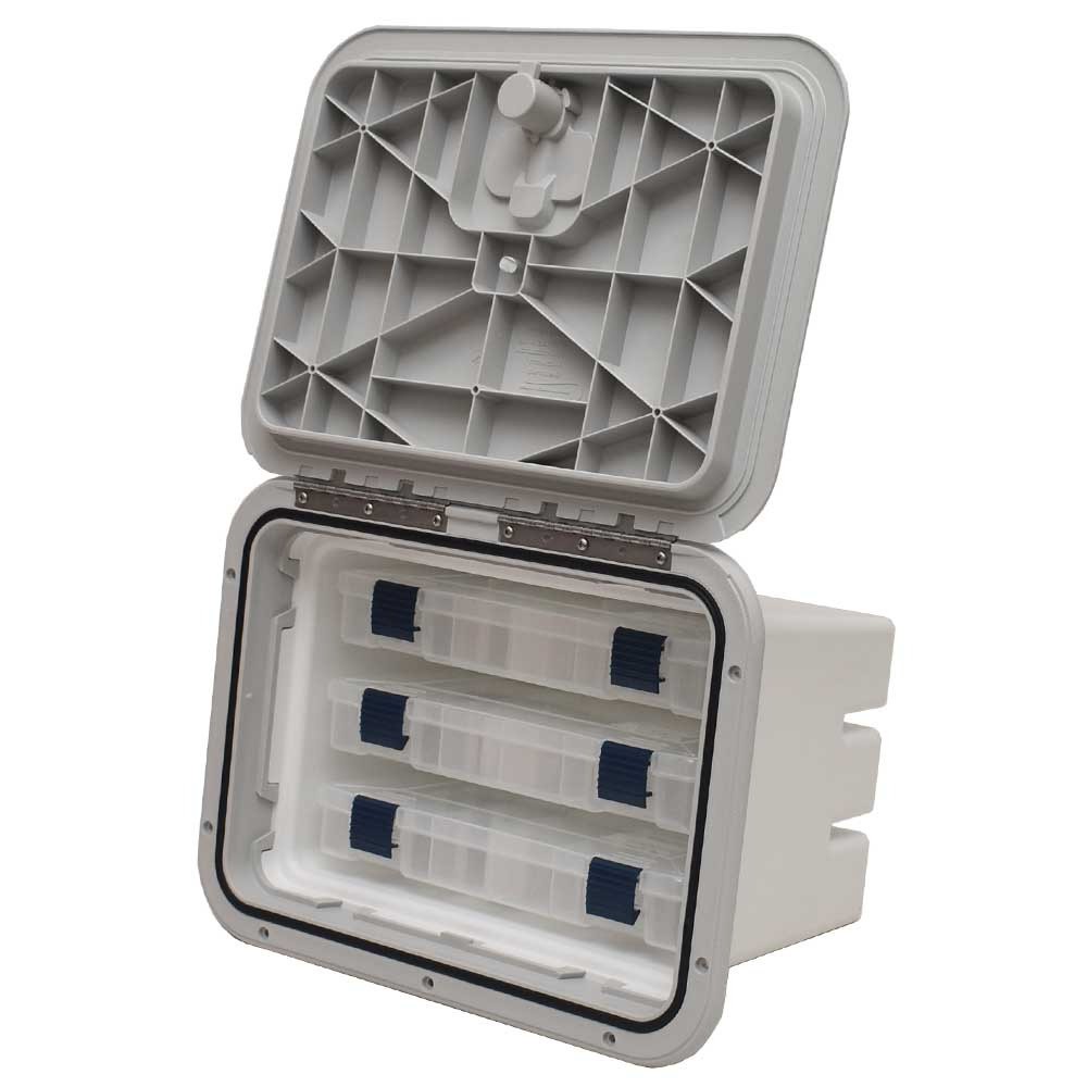 Innovative Boat Tackle Center 530-106 | 11 x 15 Inch Dolphin Gray
