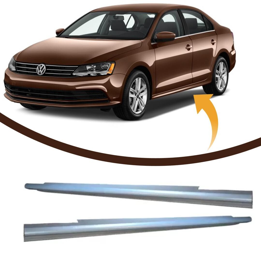 Steel Outer Rocker Panels 4 Door for 2011-2018 VW Jetta  New Pair