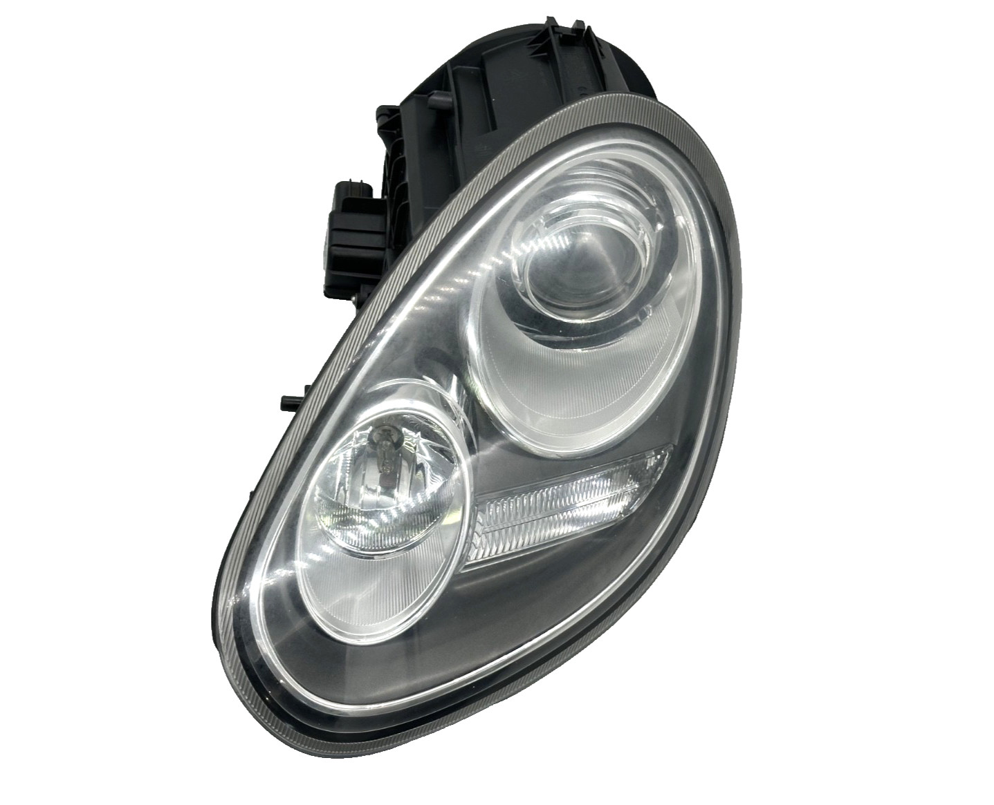 09-12 PORSCHE BOXSTER CAYMAN 987.2 FRONT LEFT HALOGEN HEADLIGHT OEM 98763116521