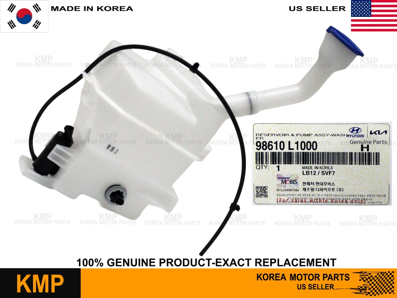Genuine⭐ Washer Reservoir & Pump Sensor for 2020-2023 Hyundai Sonata 98610-L1000