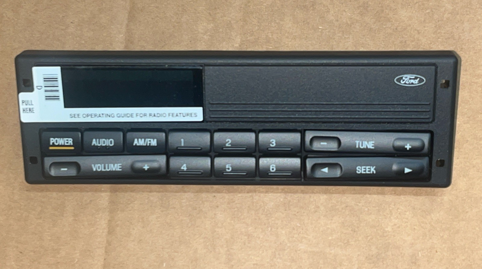 NEW 1990\'s Ford AM/FM Radio FacePlate Taurus Sable E150 MUSTANG F150 RANGER Car