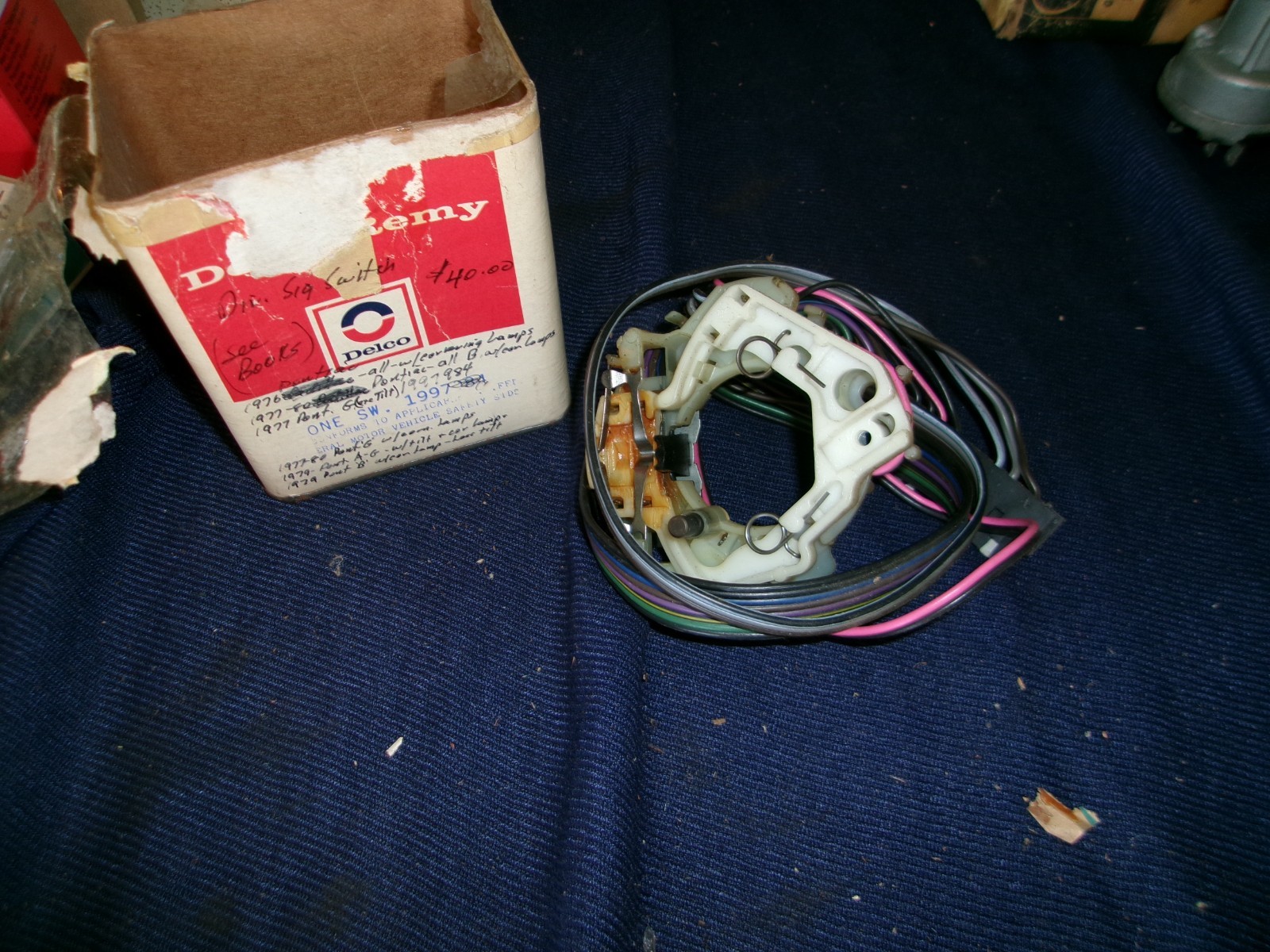 Genuine GM#1997984 Delco Remy D6223 Turn Signal Switch w/ Cornering Light NOS OE Genuine GM#1997984 Delco Remy D6223 Turn Signal Switch w/ Cornering Light NOS OE