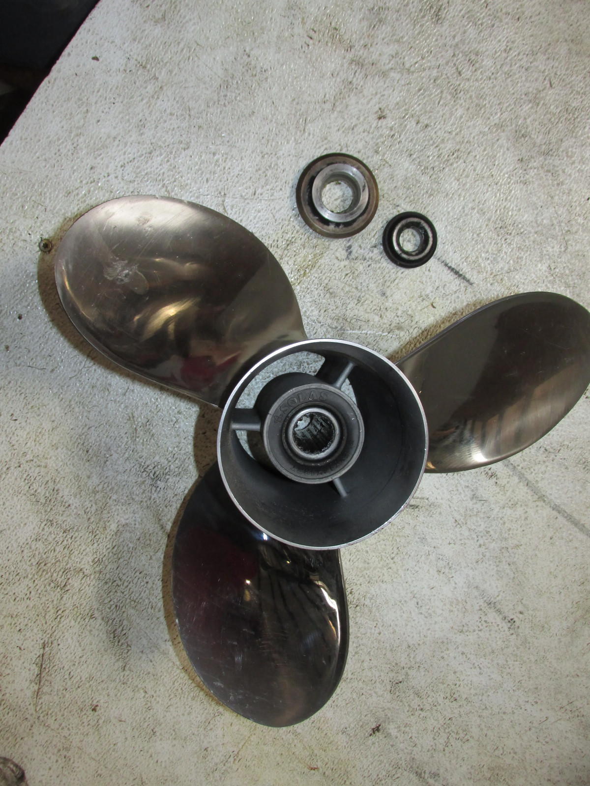 Honda BF150 150hp Outboard Solas Stainless Propeller (15 X 19) Honda BF150 150hp Outboard Solas Stainless Propeller (15 X 19)