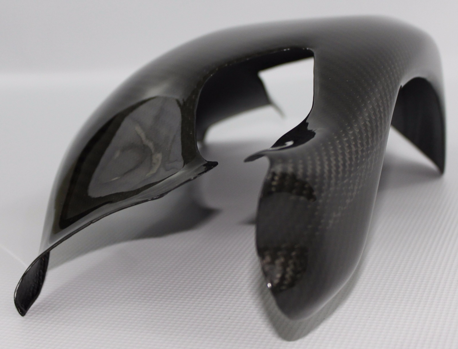 2007-2013 Ducati 848, 1098, 1198 Large Swingarm Cover - 100% Carbon Fiber