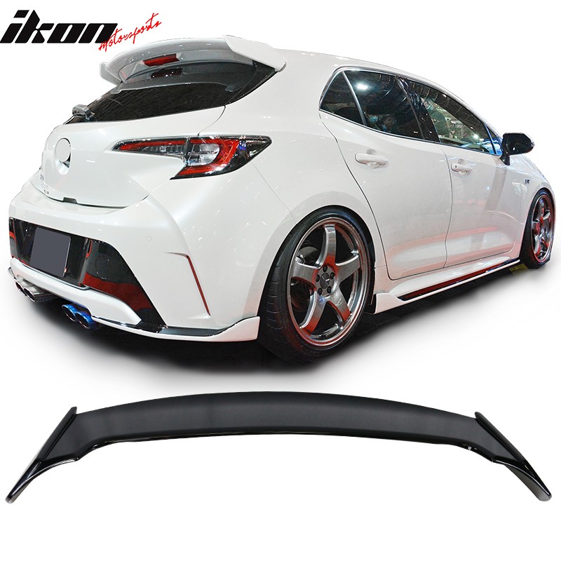 Fits 19-26 Toyota GR Corolla Hatchback Blitz Roof Spoiler Painted #218 Black Fits 19-26 Toyota GR Corolla Hatchback Blitz Roof Spoiler Painted #218 Black