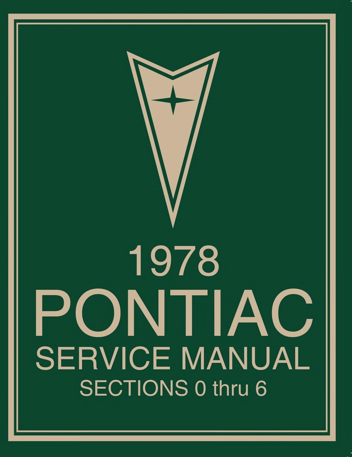 1978 Pontiac Service Manual (2-Volume Set)