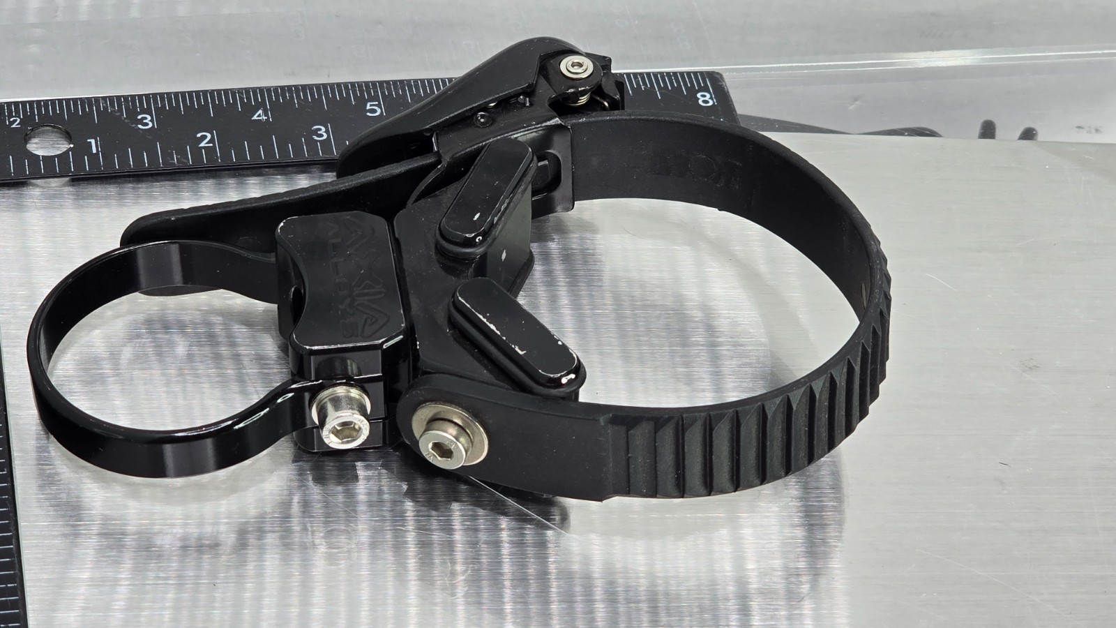 Axia Alloys Billet Quick Release Fire Extinguisher Roll Cage Mount Strap Used
