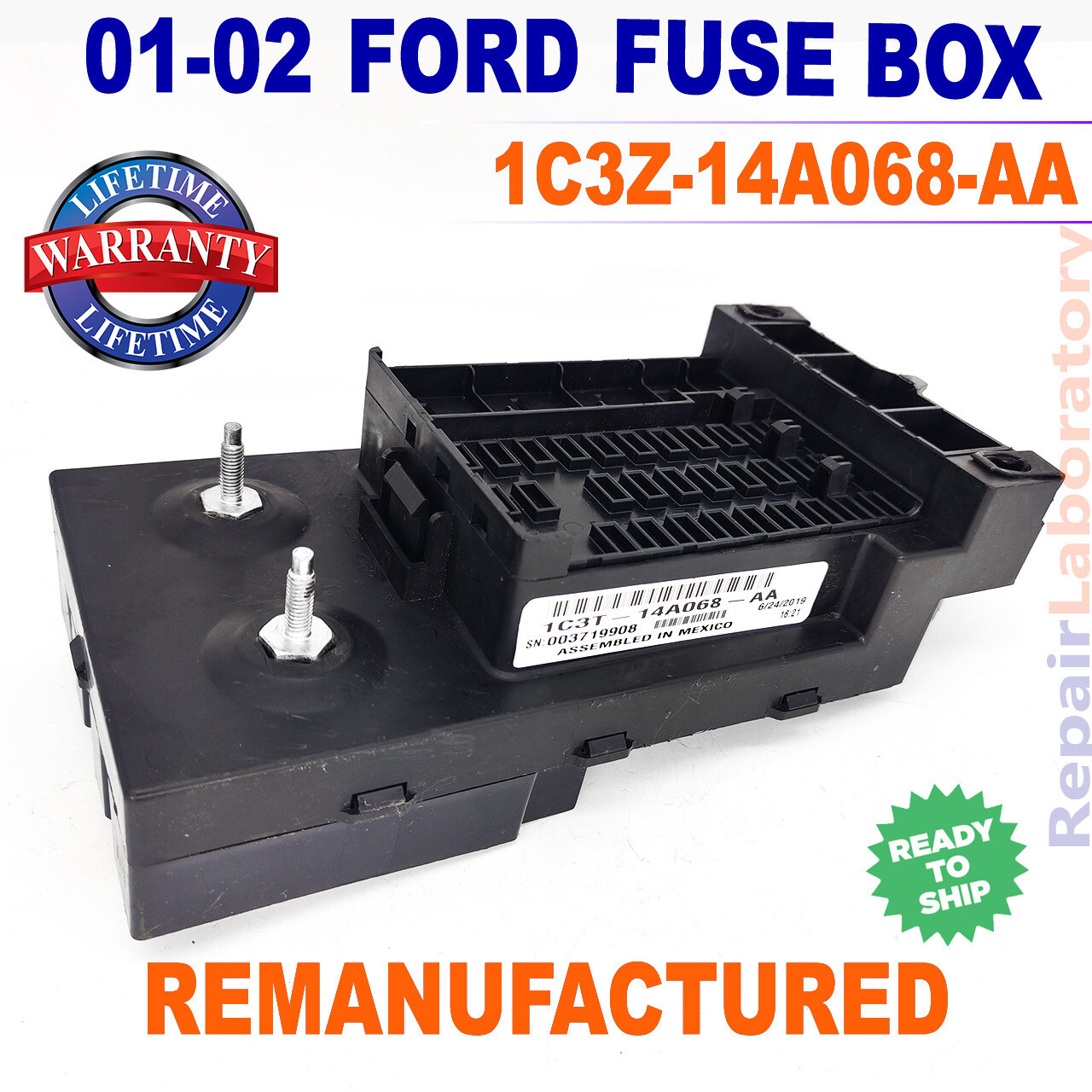 ✅ReBuilt✅  1C3Z-14A068-AA 2001-2002 Ford F250-F550 Fuse box