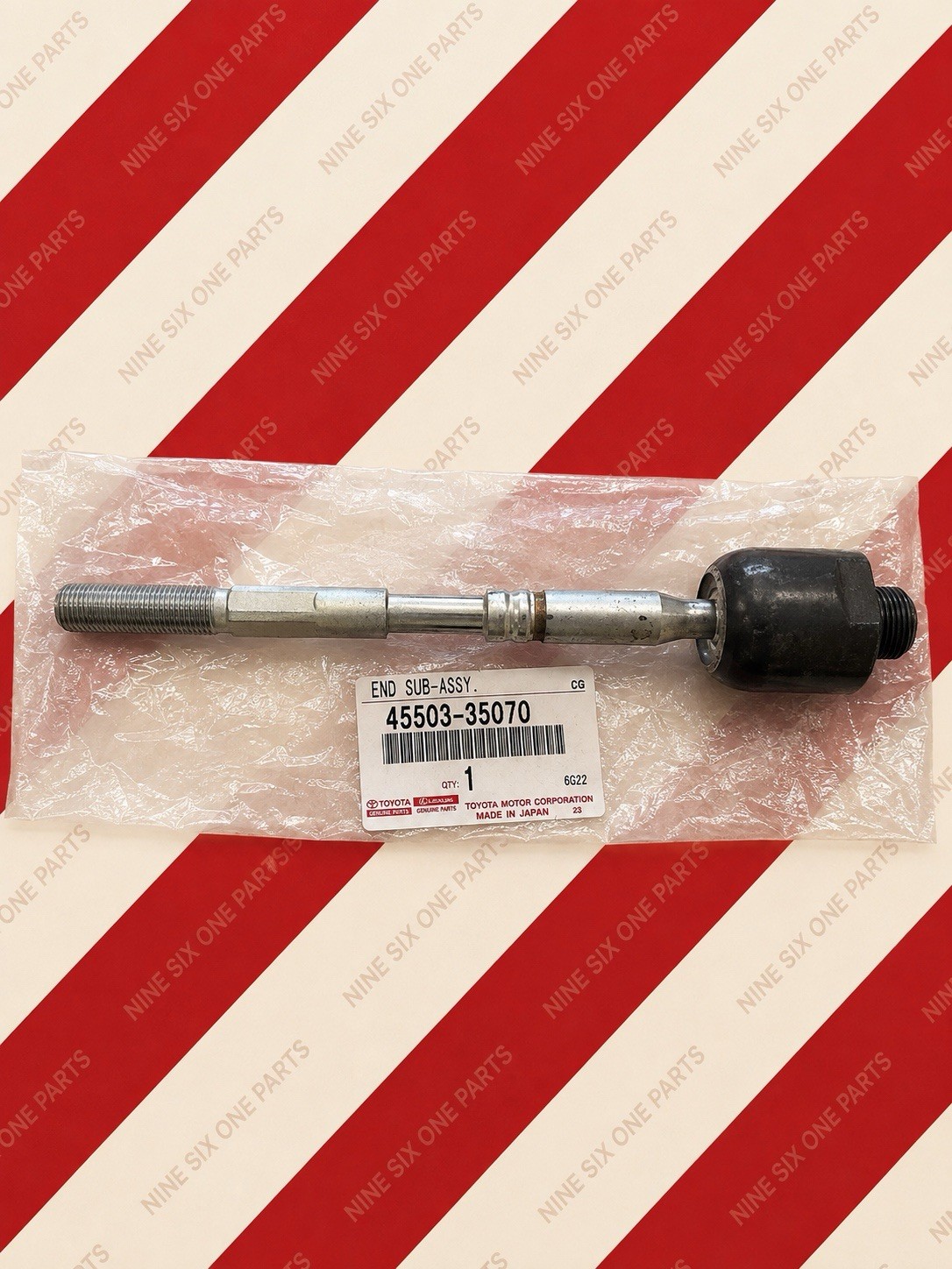 (45503-35070) Genuine Toyota FR LH/RH Inner Tie Rod End (10-24 4Runner/10-14 FJ)