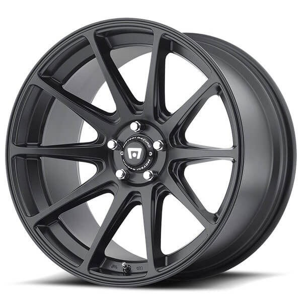 17x8 Motegi Wheels MR127 Cs10 Satin Black Rims 5x114.3 ET+38 (1pc)