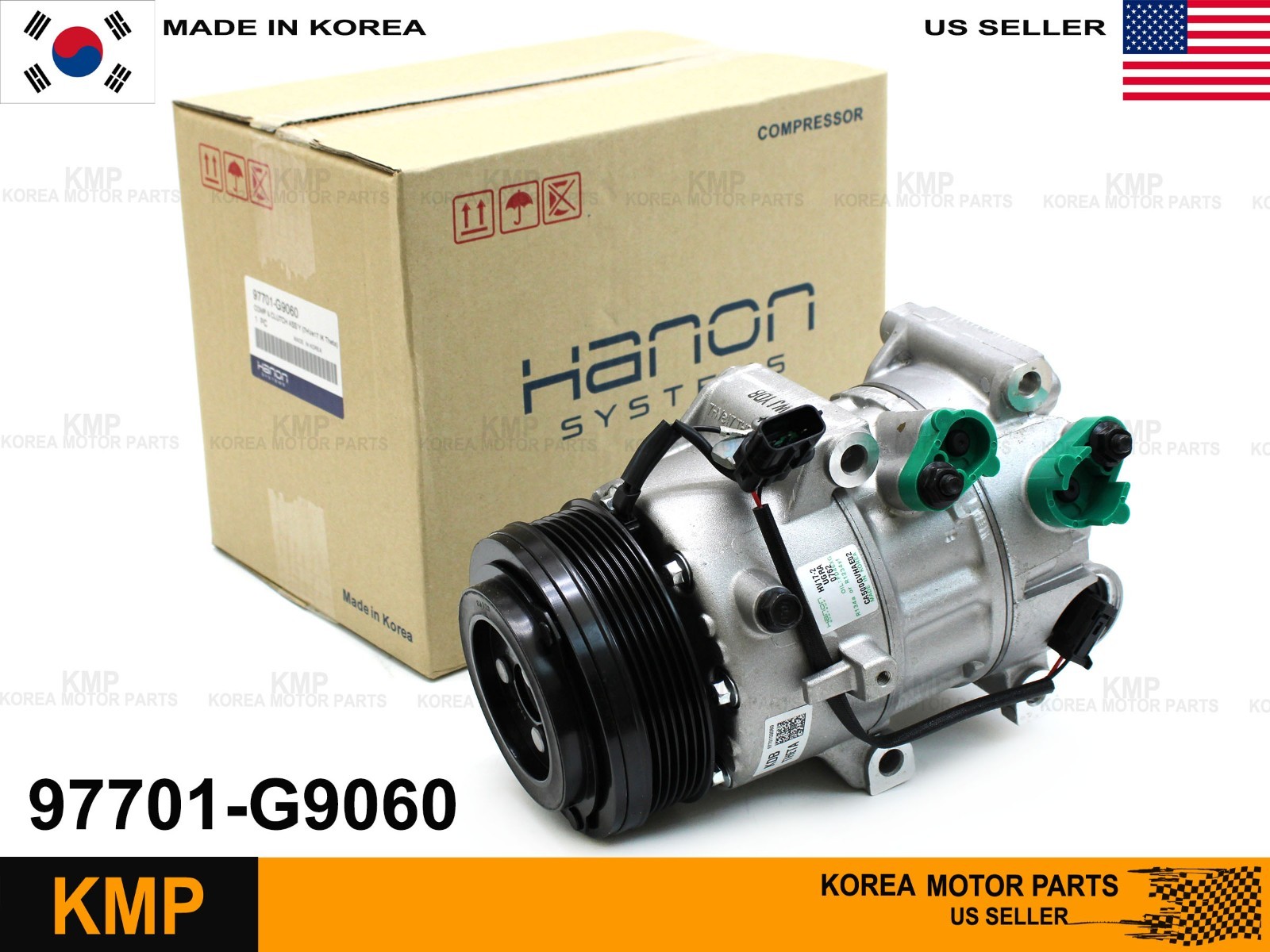 OEM✅ HANON A/C Compressor w/ Clutch for 2020-2023 Genesis G70 2.0L 97701-G9060