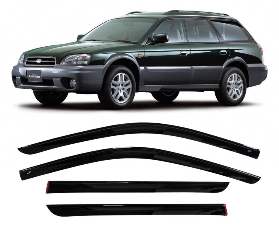 Window Visors Rain Guards Fit Subaru Legacy / Outback 1998–2004 Wind Deflectors Window Visors Rain Guards Fit Subaru Legacy / Outback 1998–2004 Wind Deflectors