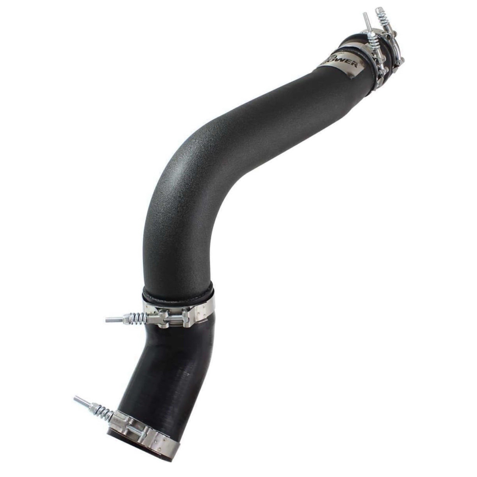 aFe BladeRunner 3 IN Aluminum Hot Charge Pipe Black For 13-18 Ram 2500/3500