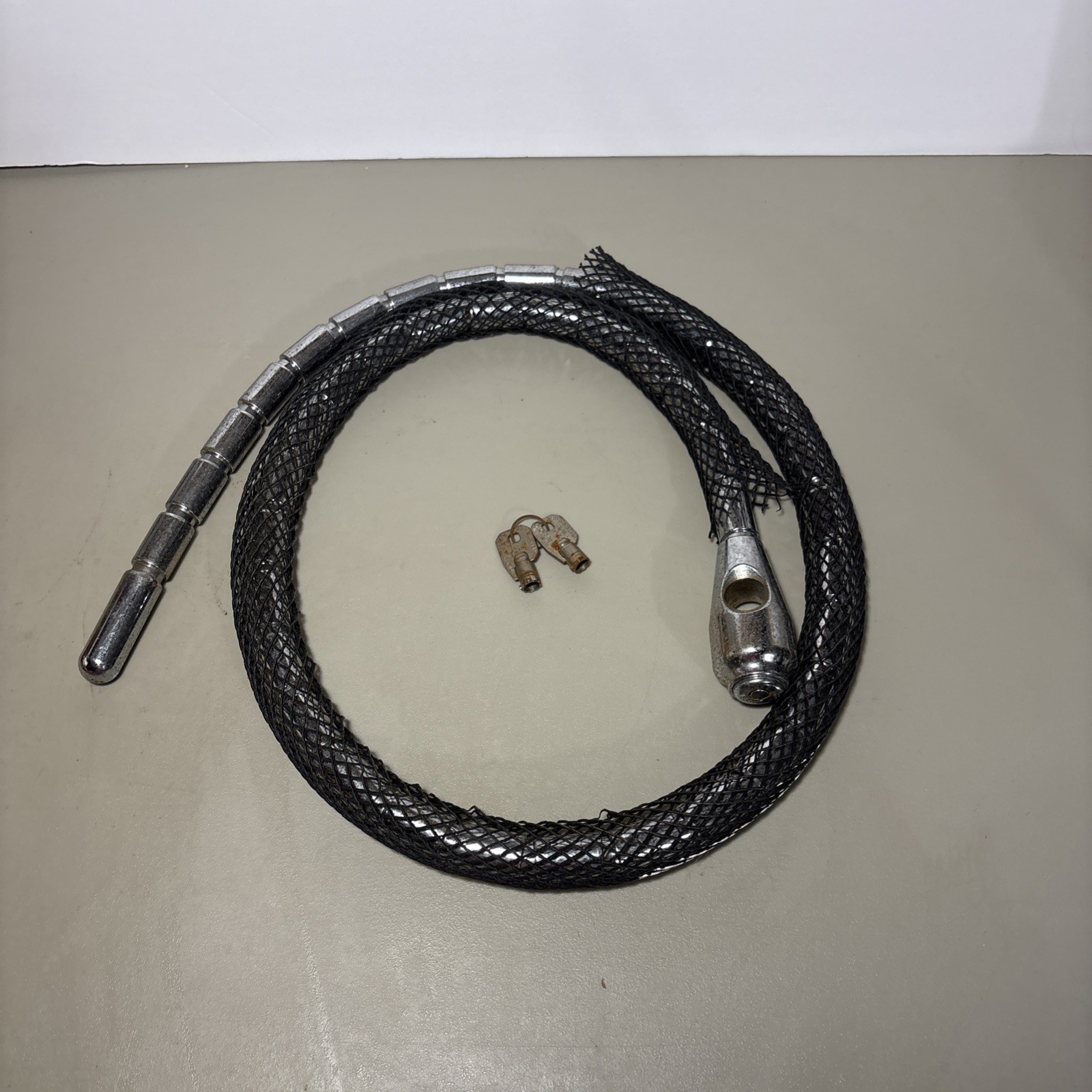 Cobra Links USA Heavy Duty Steel Link Chain Cable Motorcycle Lock w/ 2 Keys