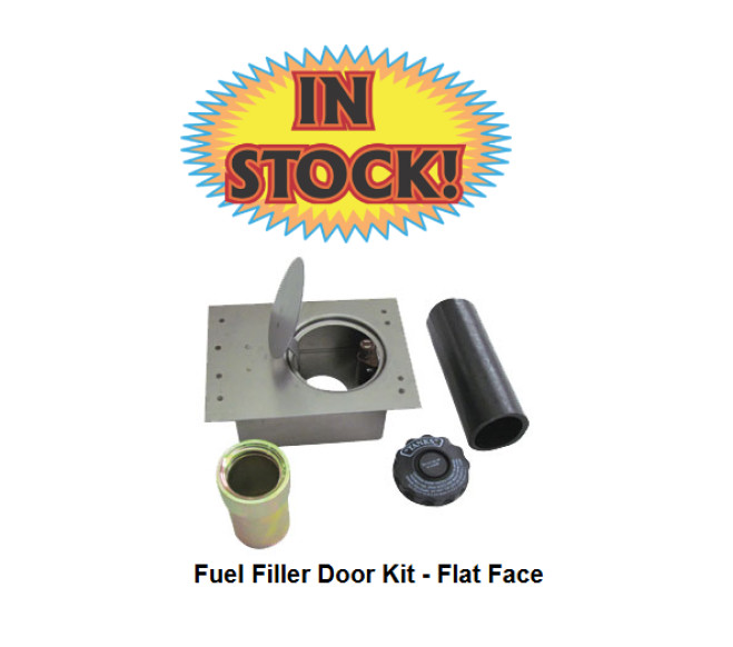 Tanks Inc. FFD-S - Fuel Filler Door Kit w/ Flat Face & Straight Box Enclosure