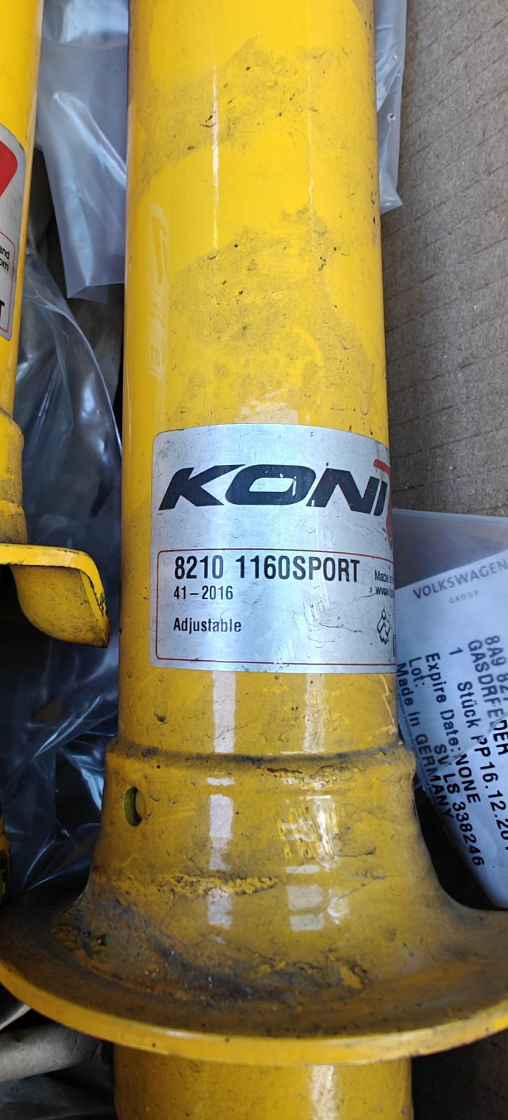 KONI Shock Absorber - Rear - 8210-1160SPORT - Audi RS2