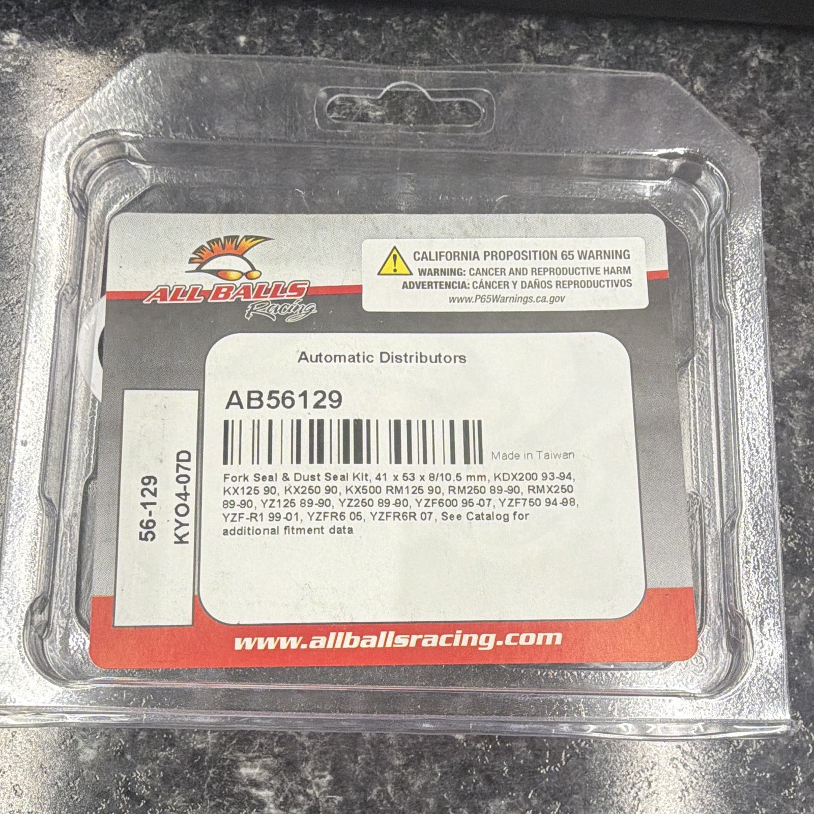 All Balls Racing Part Number 56-129 All Balls Racing Part Number 56-129