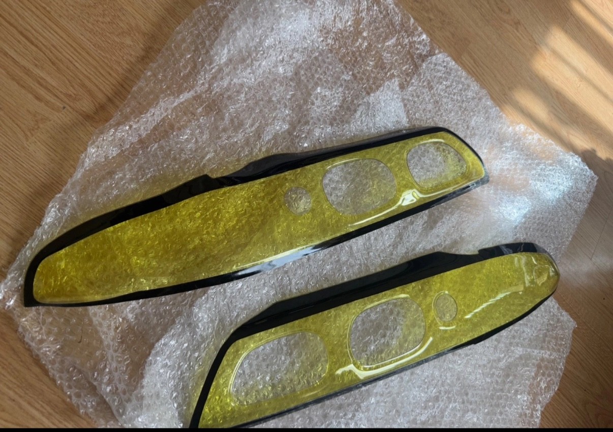 AUTOBLAZE HEADLIGHT COVERS FOR SKYLINE R32 CORNERS RARE BNR32 NISMO HKS HCR32