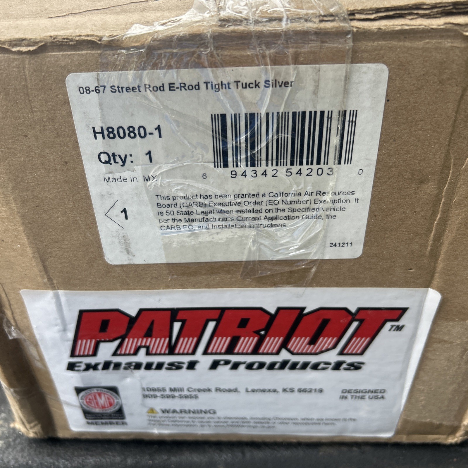 Exhaust Header Patriot Exhaust H8080-1 Exhaust Header Patriot Exhaust H8080-1