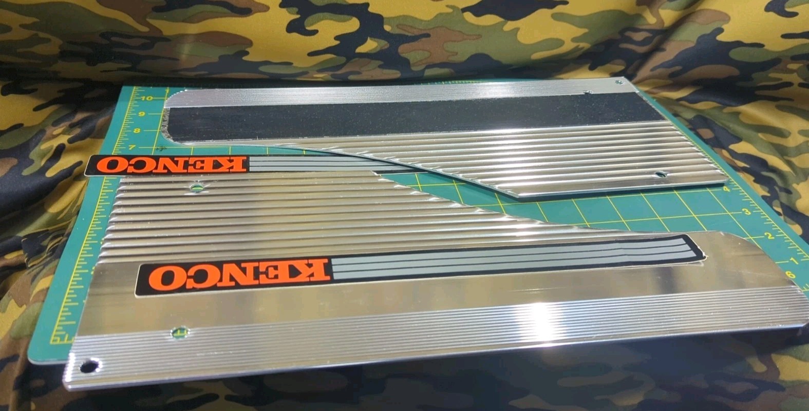 Vintage Kenco Engineering SX-11 Stepguard Set On Two Aluminum Step Protectors