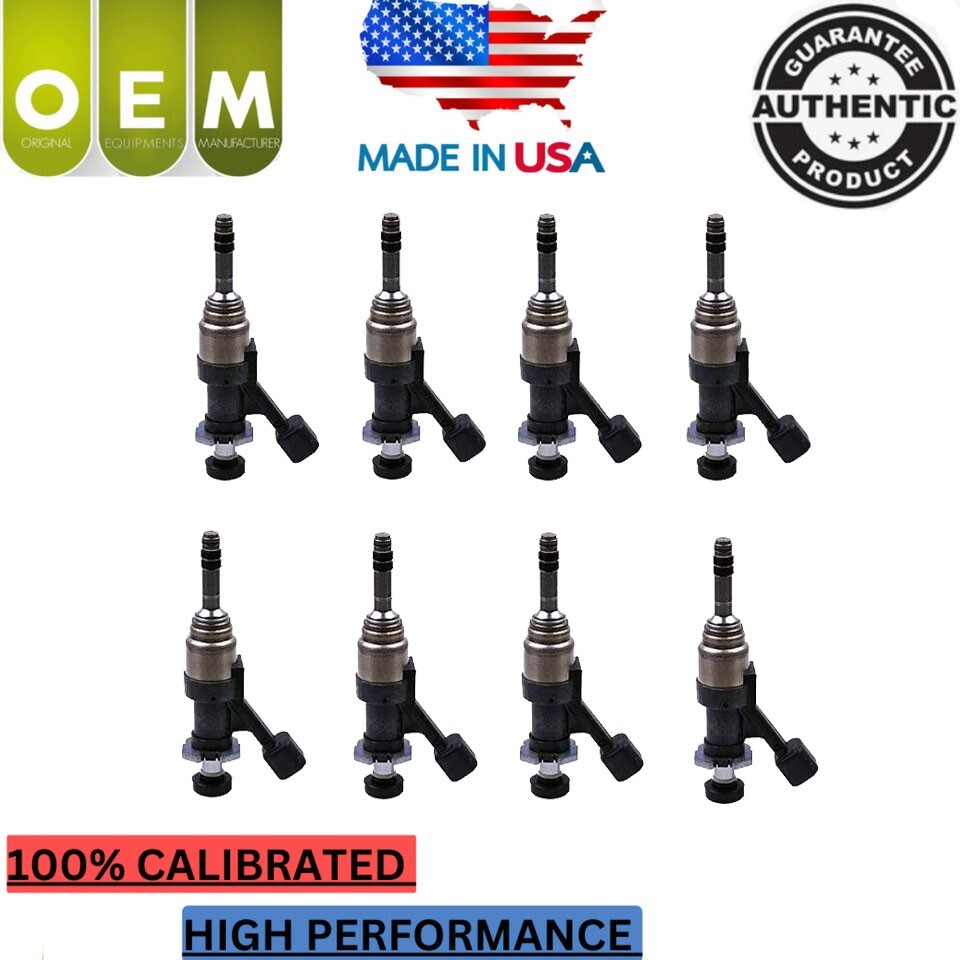 8x NEW OEM AcDelco Fuel Injectors Fit 2014-2017 Chevrolet Silverado 1500 5.3L V8 8x NEW OEM AcDelco Fuel Injectors Fit 2014-2017 Chevrolet Silverado 1500 5.3L V8