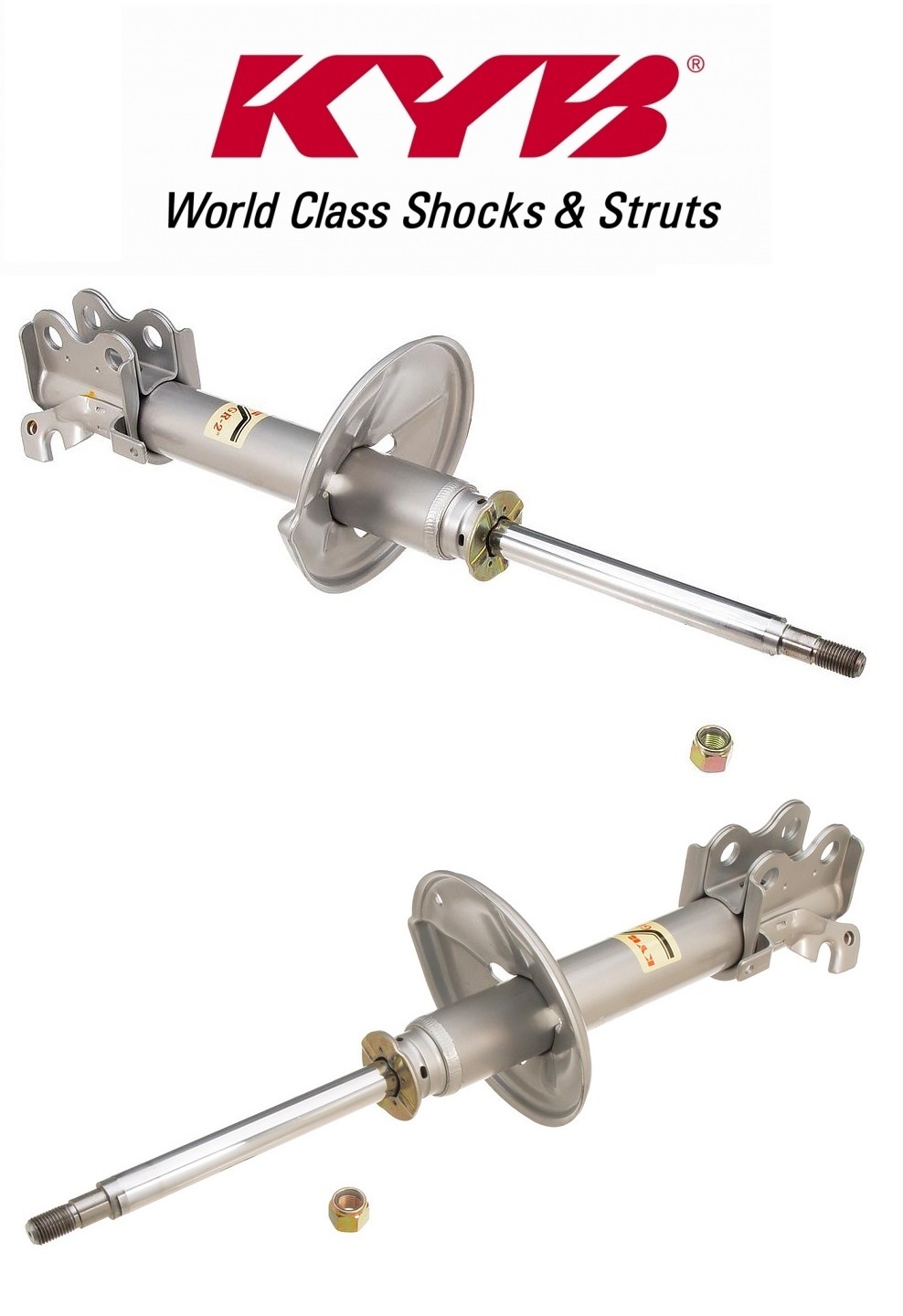 KYB 2 Front Struts For Toyota Tercel & Paseo 1991 1992 1993 1994 234053/234054