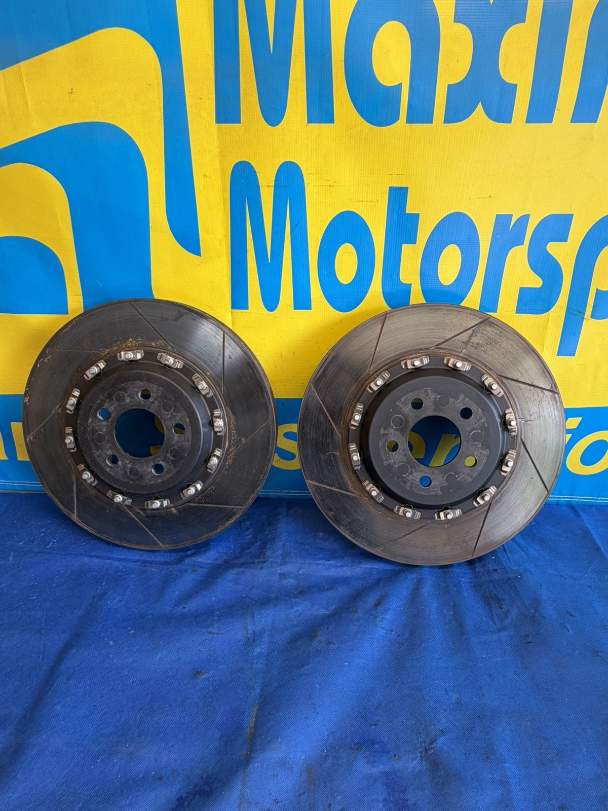 2015-2023 Ford Mustang GT S550 Steeda Front PP 15” Brake Rotors 2 Piece 2015-2023 Ford Mustang GT S550 Steeda Front PP 15” Brake Rotors 2 Piece