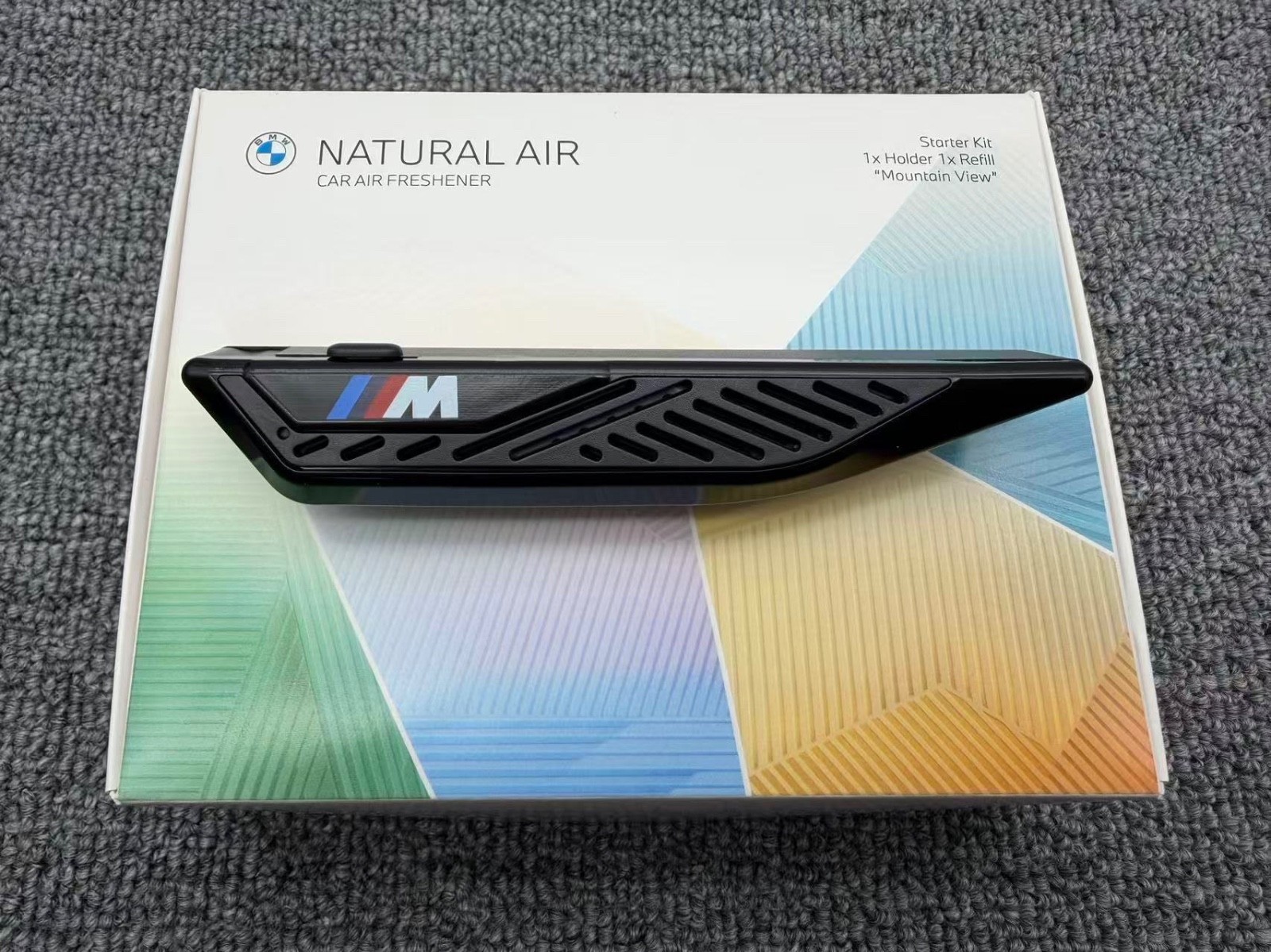 New BMW M Natural Air Black Car Freshener Starter Kit US Fast shipping