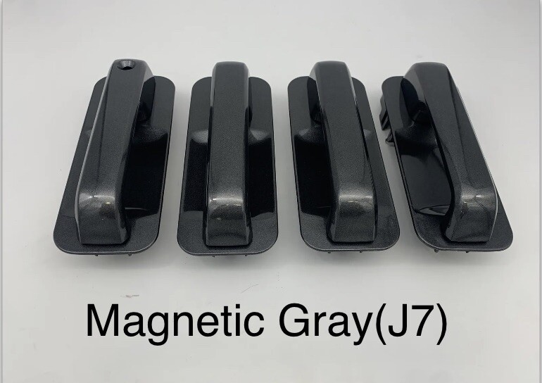 Ford F-150 2015-2018 Exterior Door Handles Front and Rear Set of Four Gray Met.