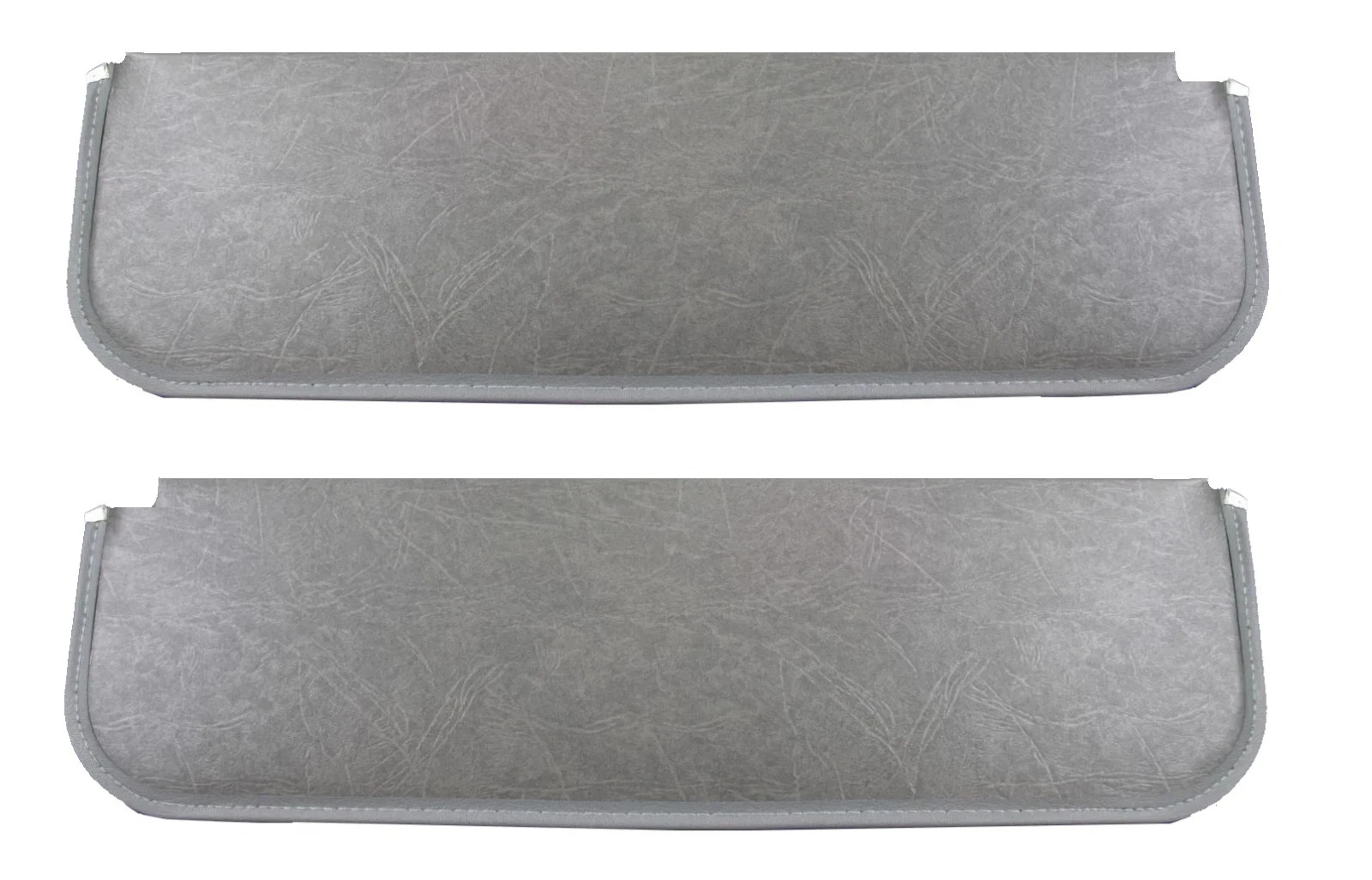 For Chevrolet Brookwood Station wagon sun visors gray vinyl pair 1958-61