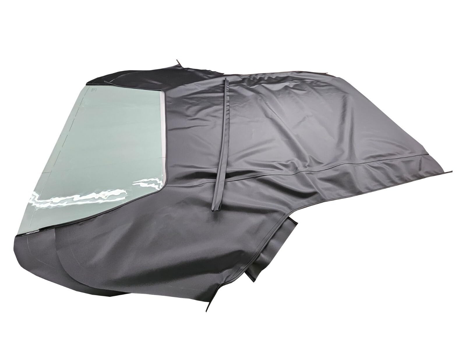 Fits 1964-1966 Ford Mustang Soft Top Canvas Black PlWindow