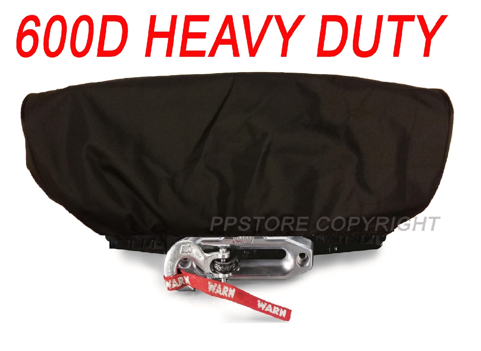 Waterproof Soft Winch Cover - fits 12,000 lb Wireless Winch + Other Winches BLK Waterproof Soft Winch Cover - fits 12,000 lb Wireless Winch + Other Winches BLK