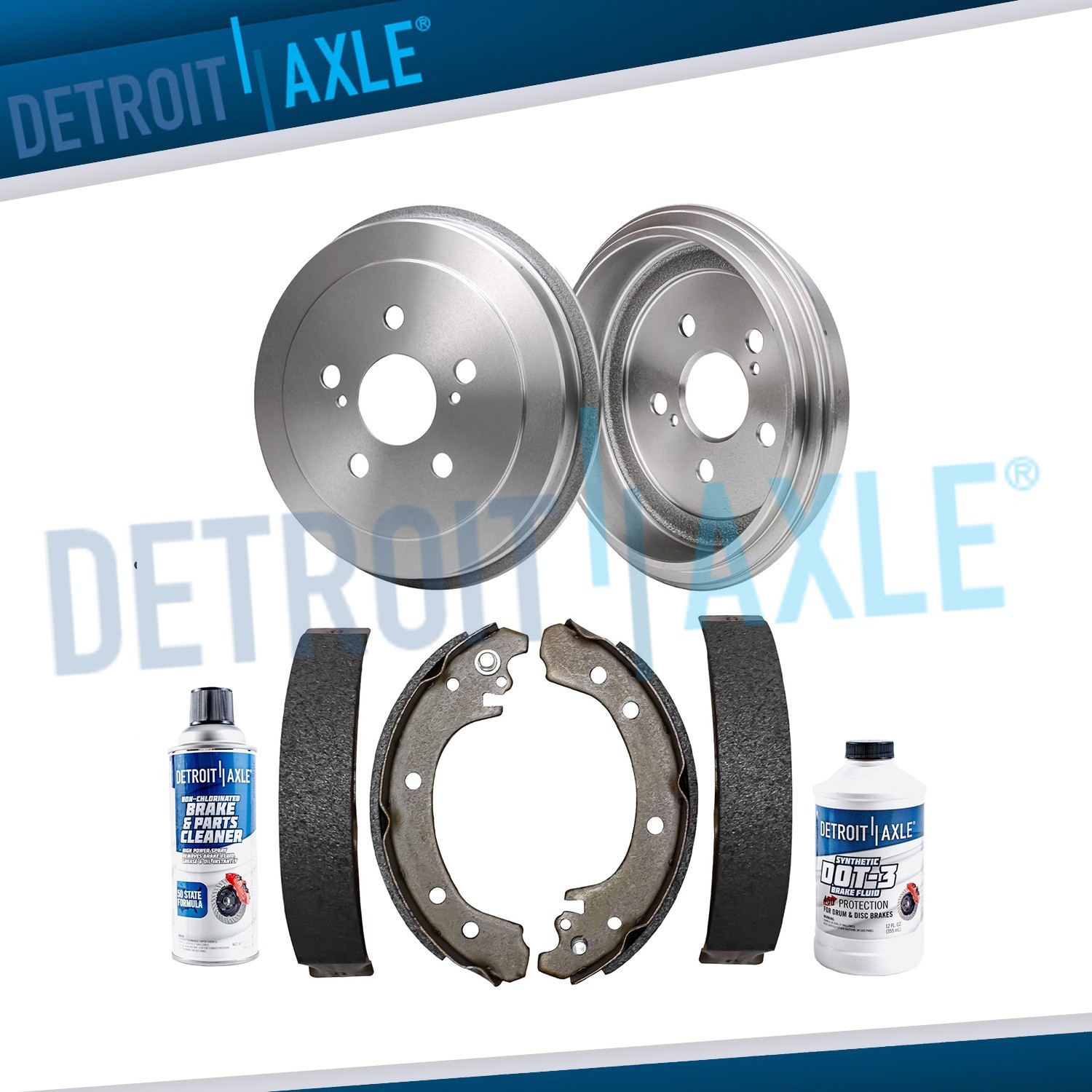 Rear Brake Drums Brake Shoes for 2003 2004 2005 2006 2007 2008 Toyota Corolla