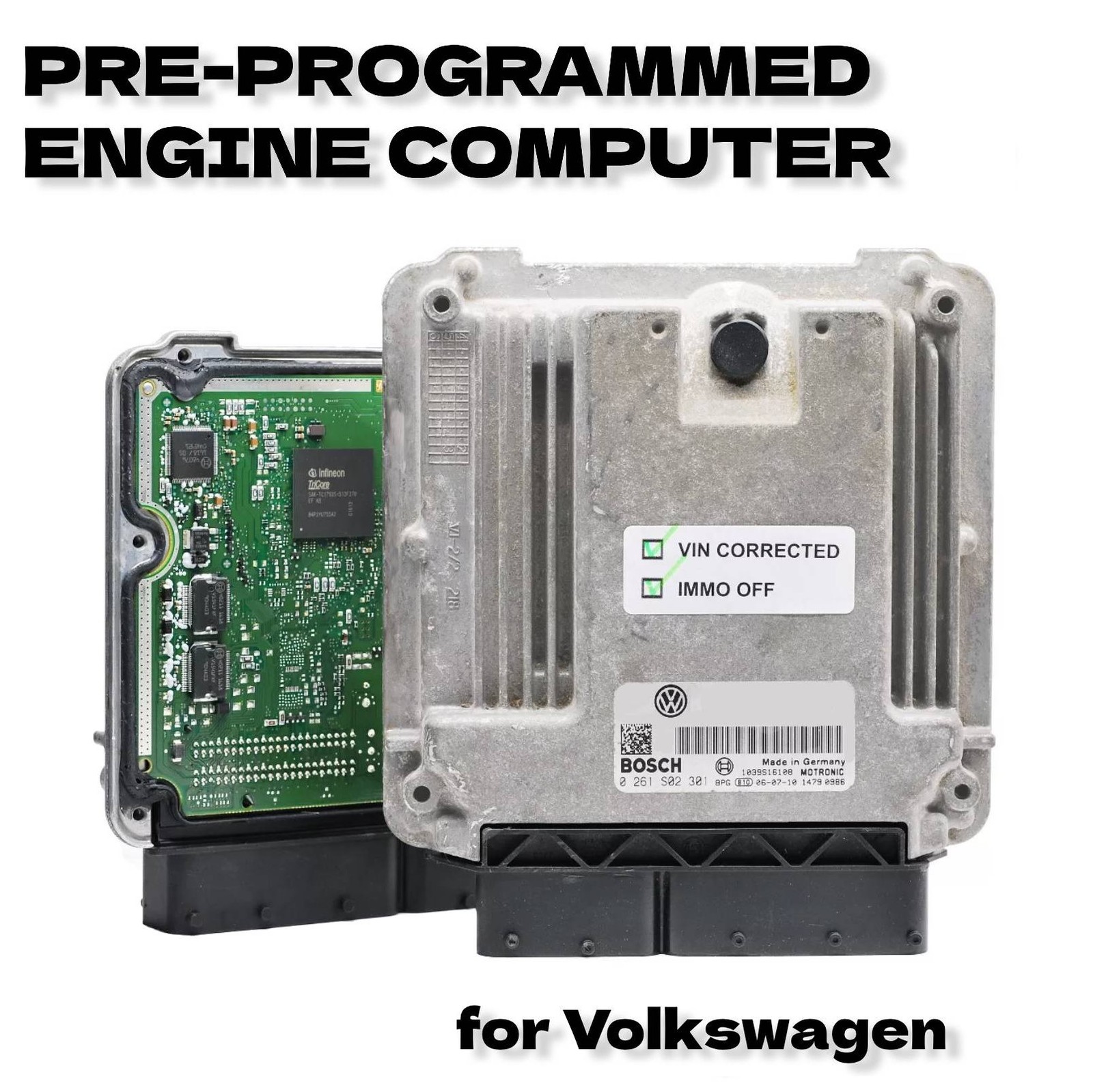 2010-2011 Volkswagen Jetta 2.0L ECU 1K0907115AM Programmed Plug & Play 2010-2011 Volkswagen Jetta 2.0L ECU 1K0907115AM Programmed Plug & Play