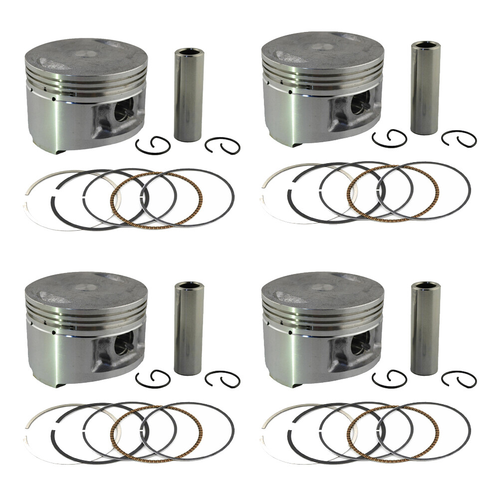4 Sets Piston & Rings Kit STD 65mm for Kawasaki ZX600 Ninja ZX6 ZZR600 1990-2006