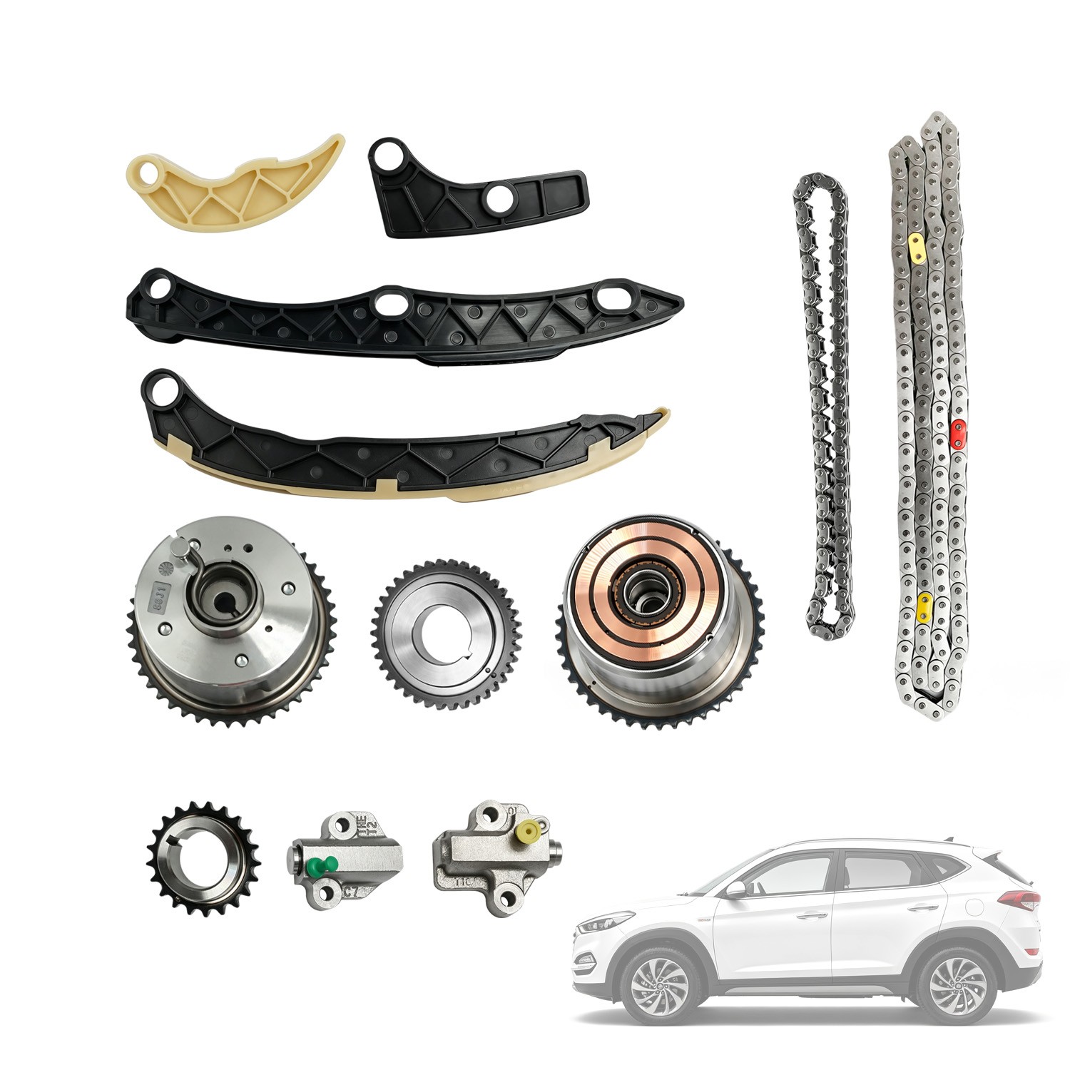 24350-2GGB0 Timing Chain Kit For Hyundai Sonata Tucson Kia Sportage 2.0L 2.4L