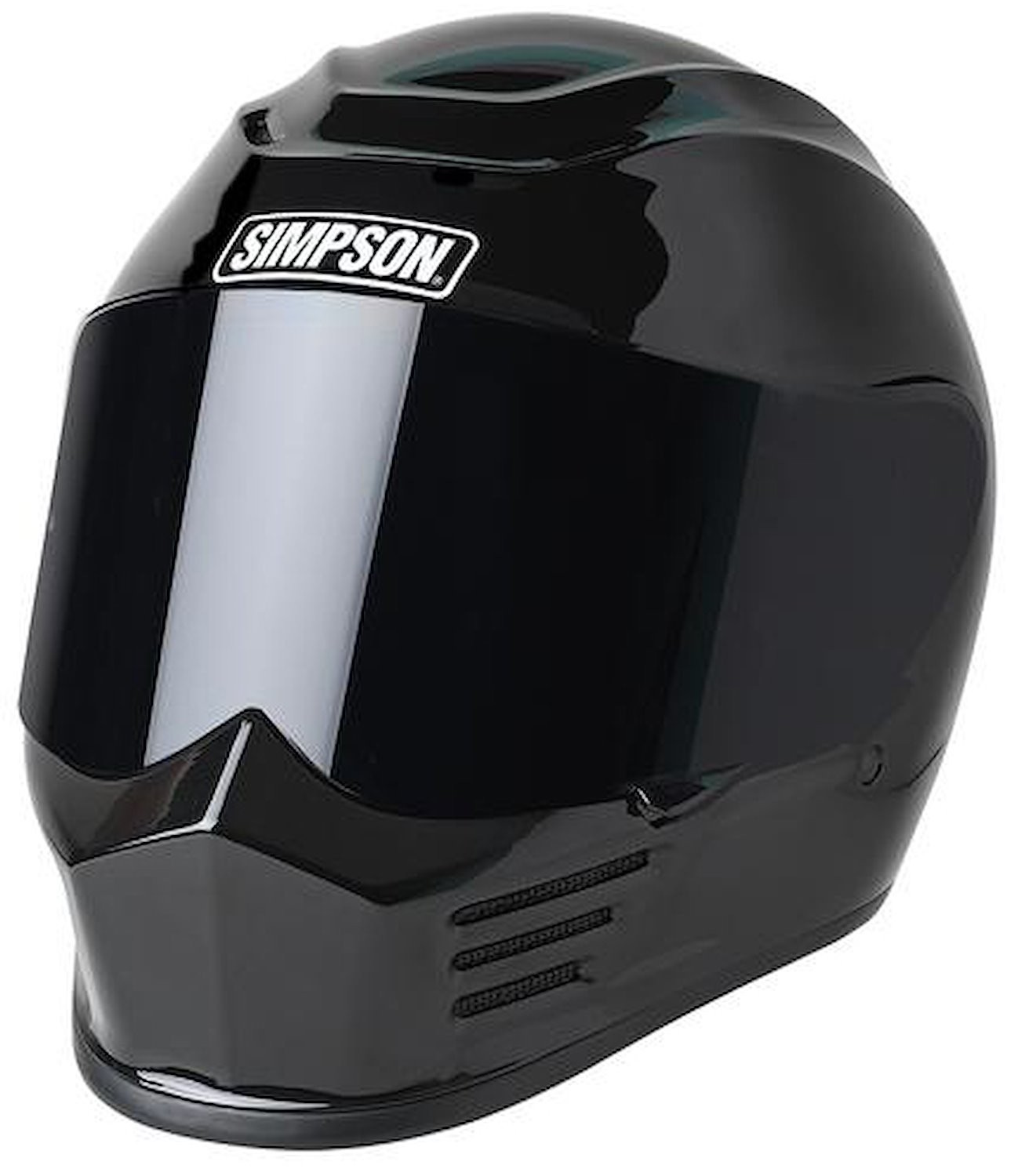 Simpson Helmets Speed Bandit Motorcycle Helmet, Large [Black]