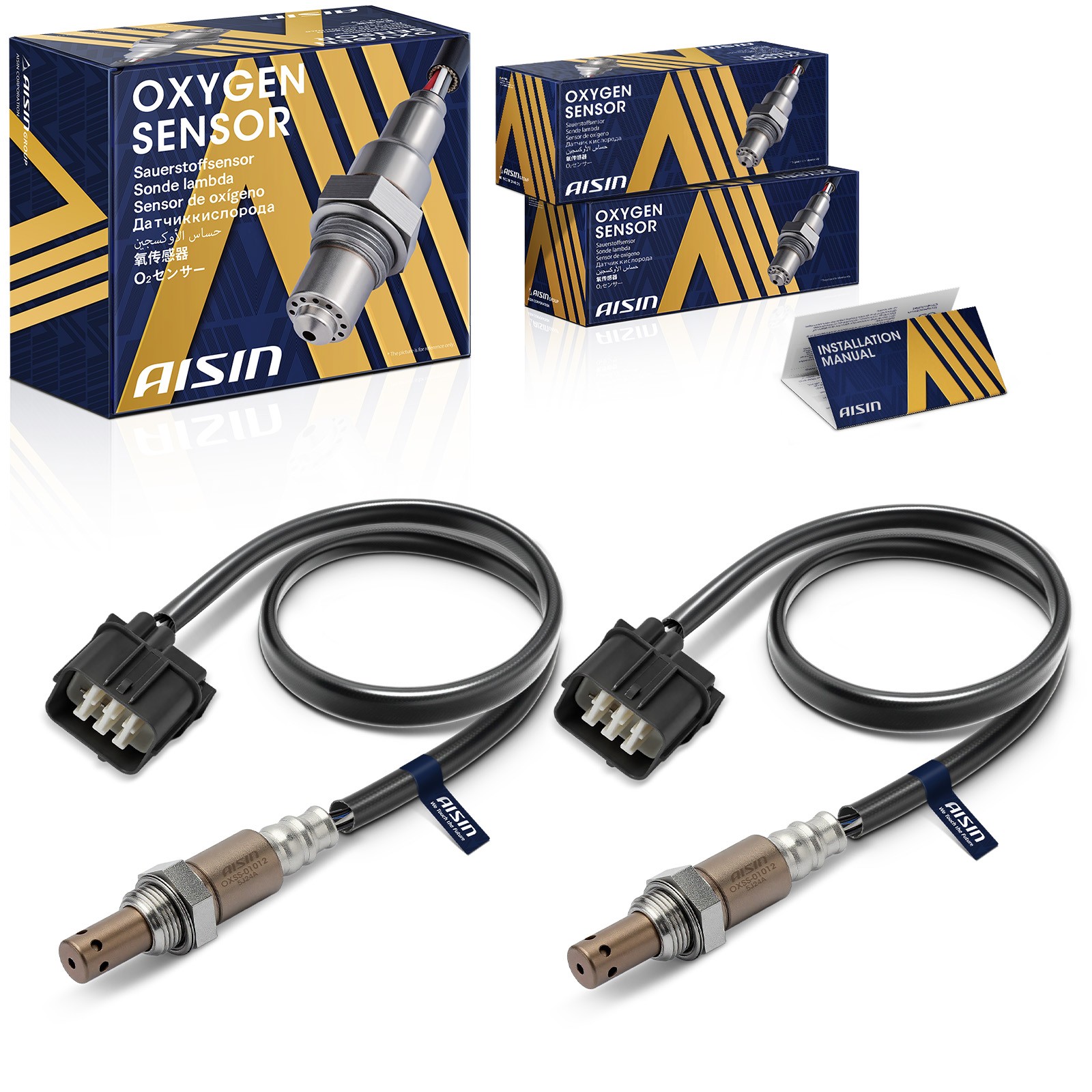 AISIN Qty(2) Upstream Oxygen (O2) Sensor for Suzuki Grand Vitara 2006 V6 2.7L