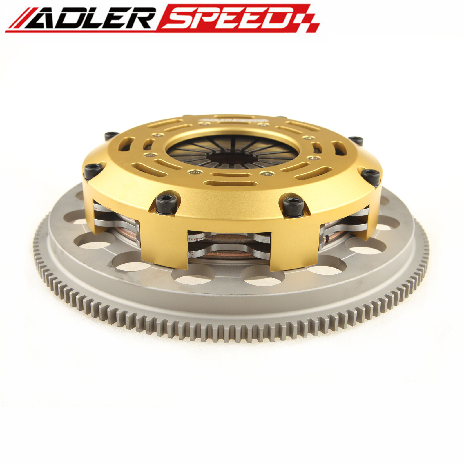 ADLERSPEED RACING TWIN DSIC CLUTCH KIT + FLYWHEEL for 1997-05 AUDI A4 1.8T B5 B6