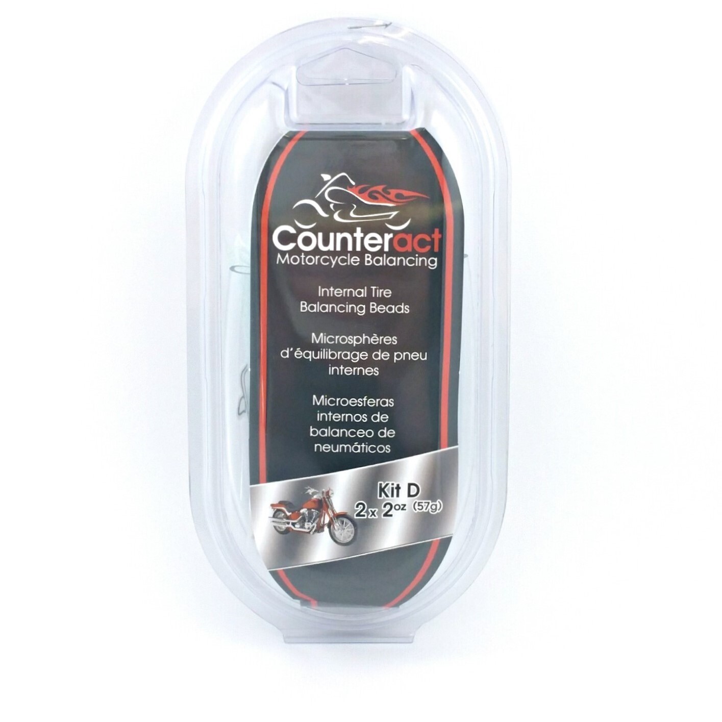 Counteract KIT-D Motorcycle Do It Yourself Tire/Wheel Balancing Beads Kit Counteract KIT-D Motorcycle Do It Yourself Tire/Wheel Balancing Beads Kit