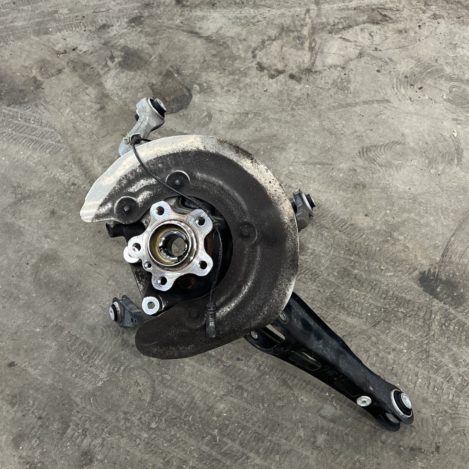 18-24 BMW X3 REAR LEFT DRIVER SUSPENSION KNUCKLE SPINDLE HUB CONTROL ARM (K)