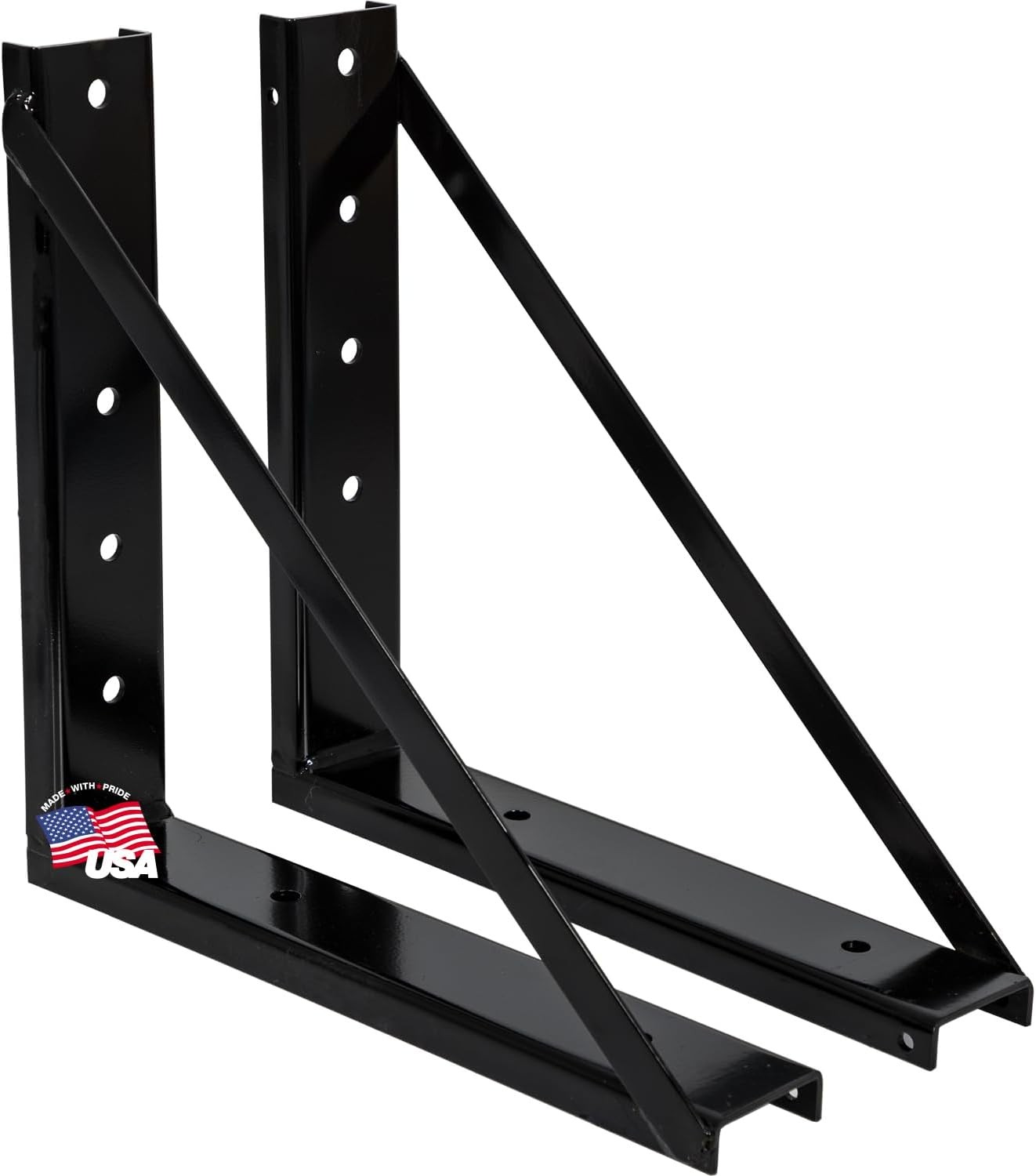 ✨Buyers Products 1701006 Black Steel Underbody Truck Box Mounting Brackets Pair ✨Buyers Products 1701006 Black Steel Underbody Truck Box Mounting Brackets Pair
