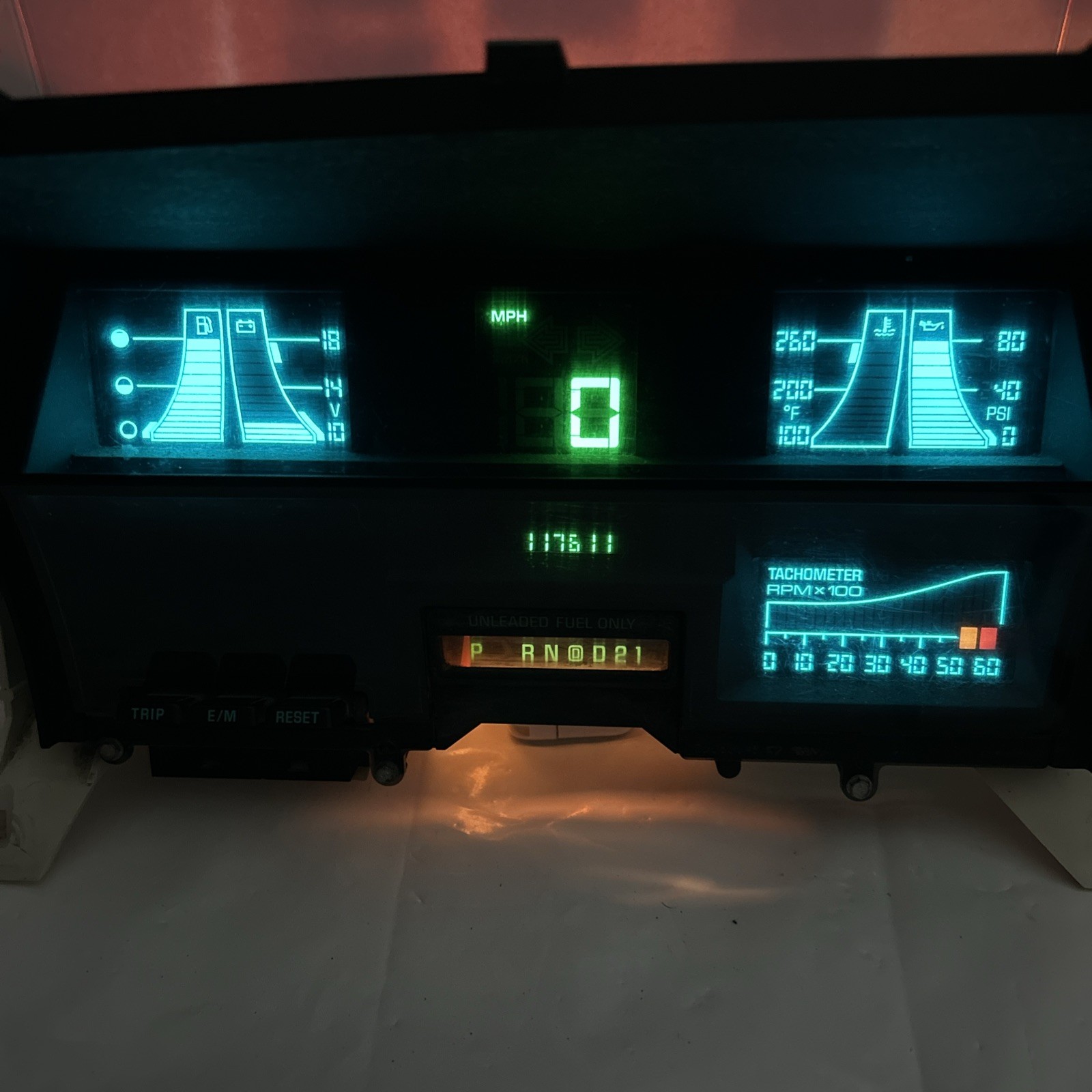 89-94 S10 Digital Instrument Cluster Chevy Blazer Tahoe GMC S15 Jimmy *Read*