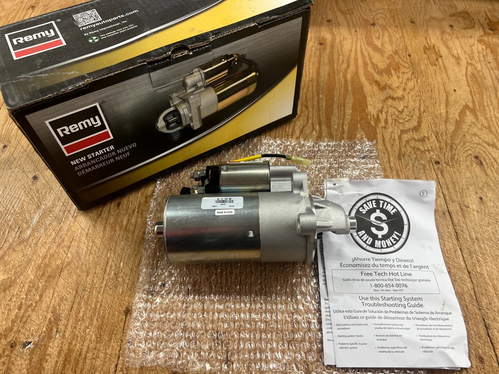 4.6L 5.4L Ford Super Duty Lincoln Mercury 1992-2013 OEM Remy Starter 97122