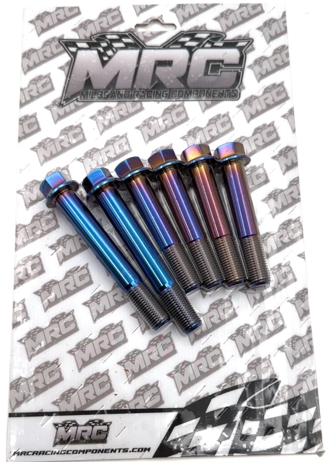 MRC Racing  Honda/Acura K-Series Titanium Trans to Engine Bolt Kit Burnt Blue