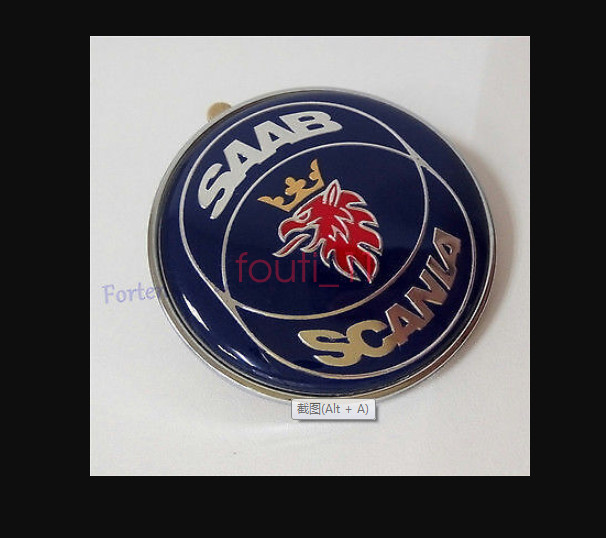 SCANIA SAAB 900 Badge Front Bonnet hood Emblem 1978-1998 4522884 50mm