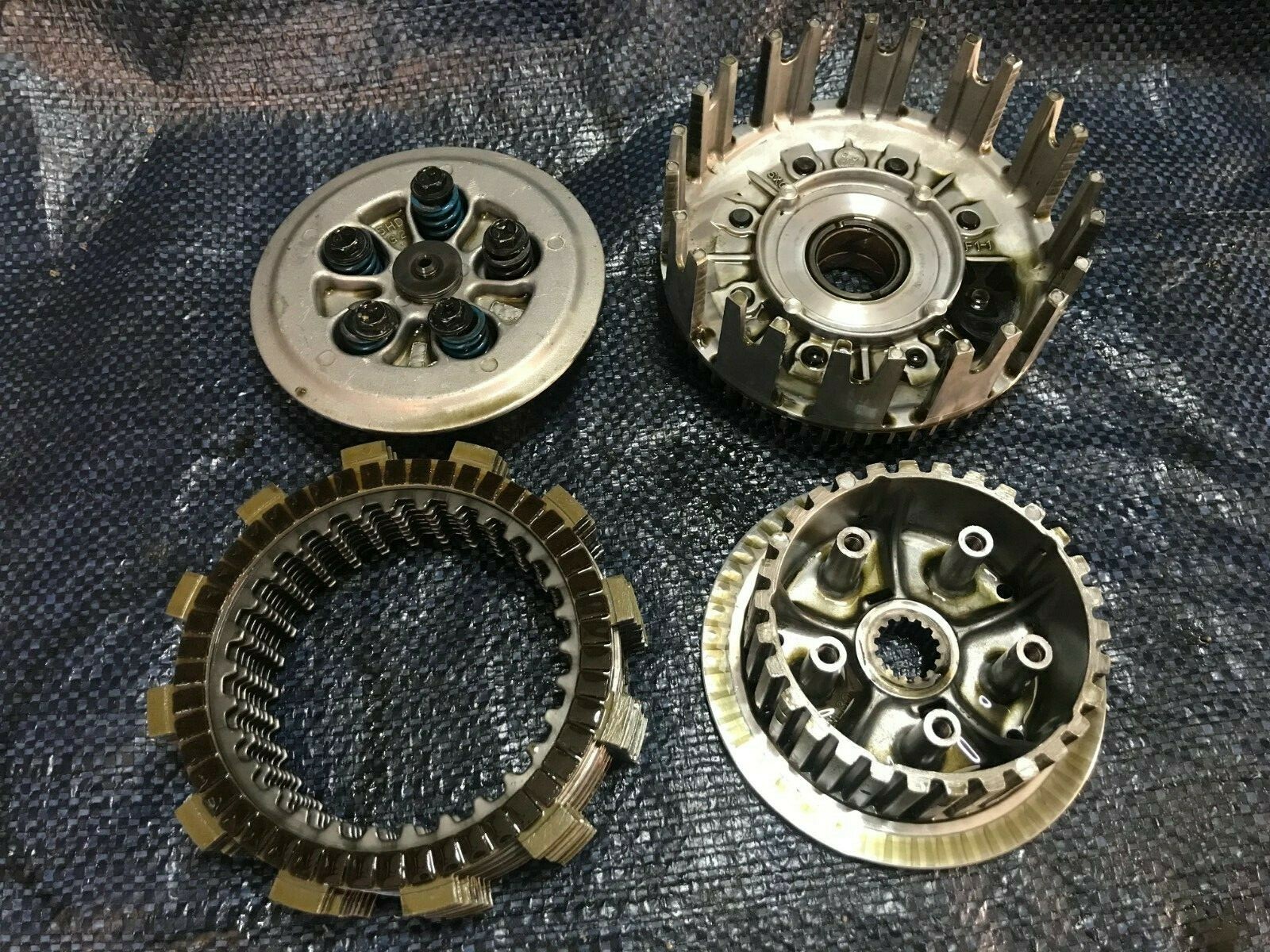 2013 13 Yamaha Yz250f Yz250 Yz 250f Clutch Assembly Basket Hub Plates Assembly 2013 13 Yamaha Yz250f Yz250 Yz 250f Clutch Assembly Basket Hub Plates Assembly