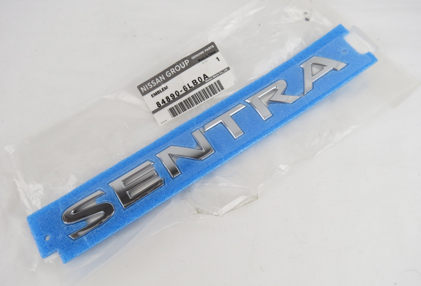 2020-2025 Nissan Sentra Emblem Letters Rear Trunk Chrome Badge Logo Genuine OEM
