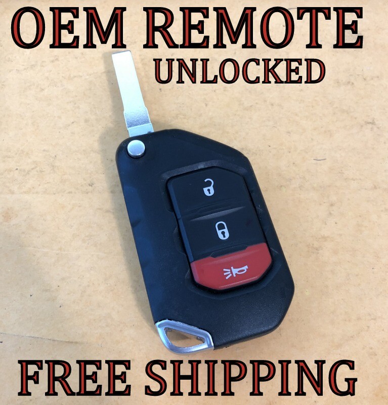 OEM 18-24 JEEP WRANGLER UNLIMITED GLADIATOR SMART KEY REMOTE FLIP FOB 68292942